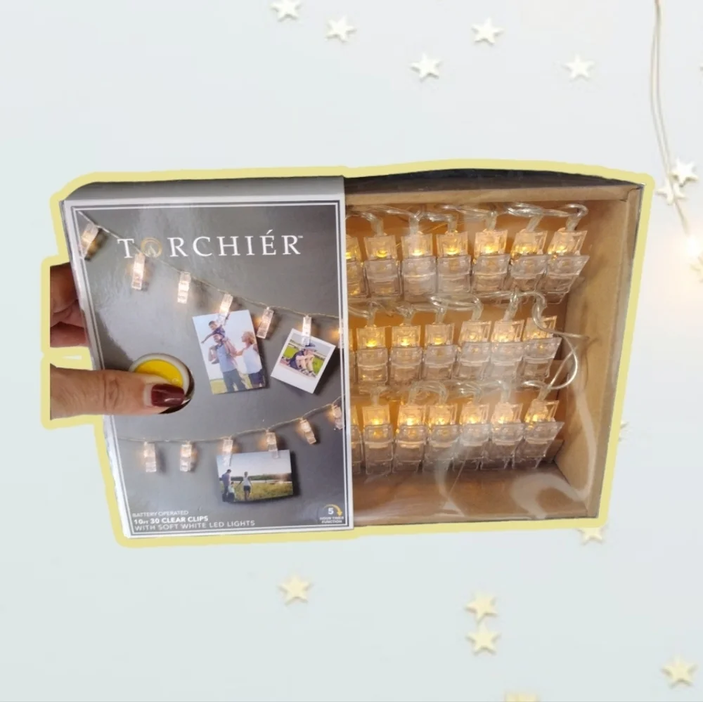 NWT Torchiér 10 ft Clip Led Light String